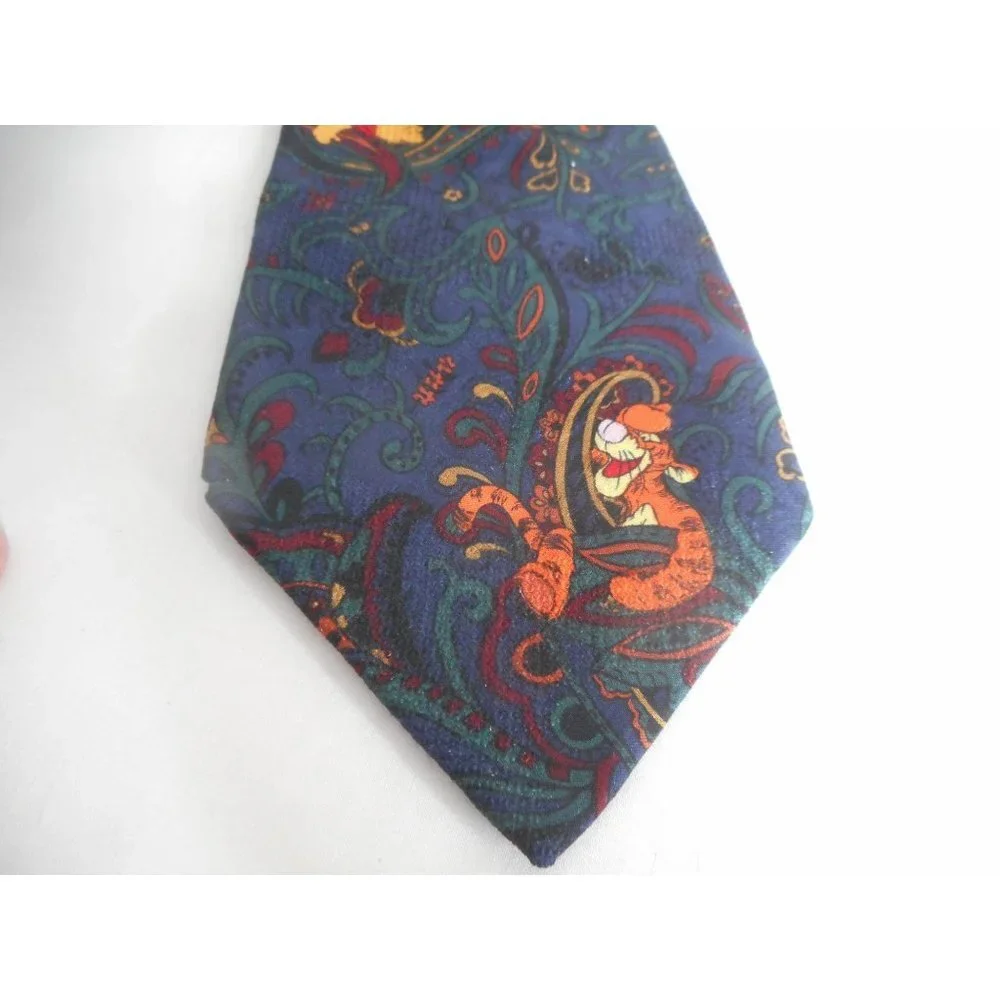 Vintage Disney Silk Paisley tie Tigger Pooh